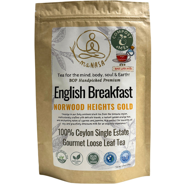 Organic Chunmee Green Tea Loose Leaf Norwood Heights Gold | Ceylon Loose Leaf Strong Black Tea